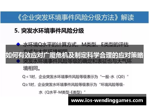 如何有效应对广厦危机及制定科学合理的应对策略