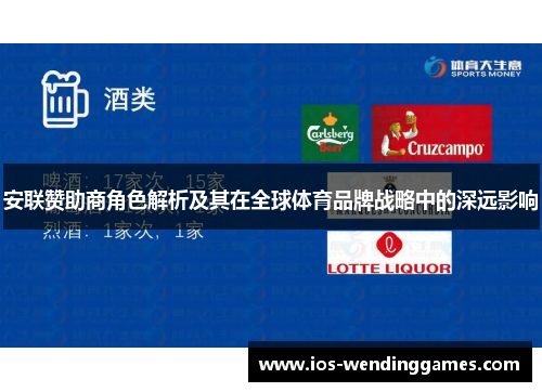 安联赞助商角色解析及其在全球体育品牌战略中的深远影响