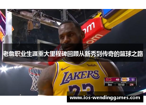 老詹职业生涯重大里程碑回顾从新秀到传奇的篮球之路